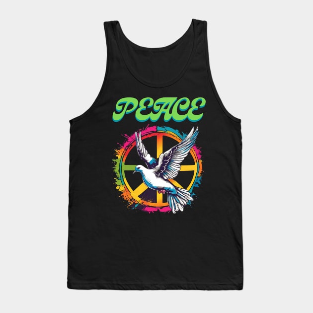Give-peace-a-chance Tank Top by Jhontee